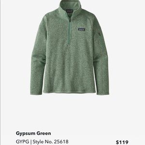 Patagonia Better Sweater 1/4 Zip